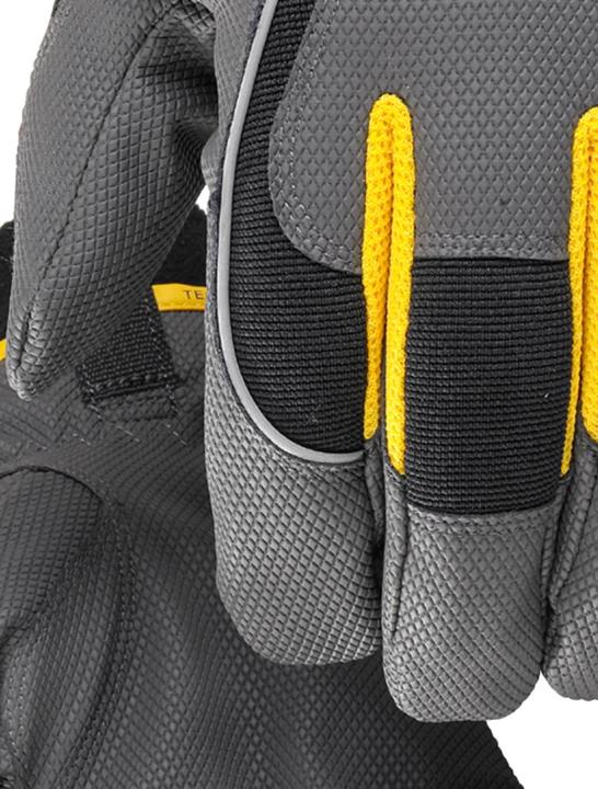 Immagine prodotto Tegera Ejendals 9126, Guanti da officina, Nero, Grigio, Giallo, Adulto, Unisex, Antigraffio (9)