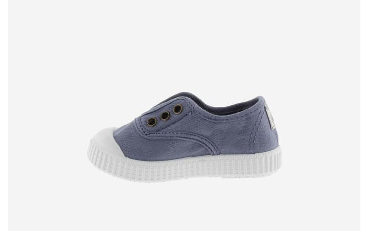 Actual product image Victoria girl's trainers 1915 anglaise toile lavée (24)