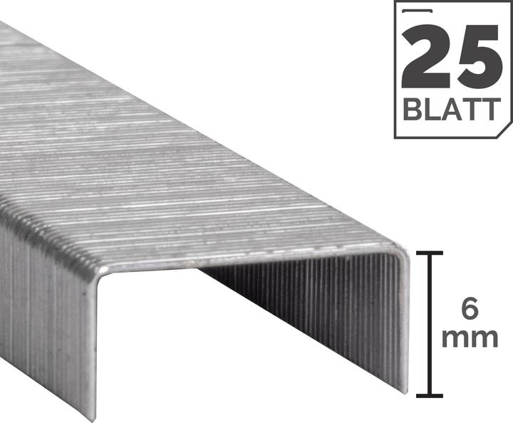 Immagine prodotto Fellowes Punto metallico 26/6 5000 pezzi, mezza striscia (5000 x)