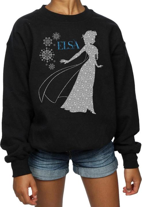 Immagine prodotto Disney Frozen Elsa Christmas Silhouette Felpa Ragazze (152, 158)