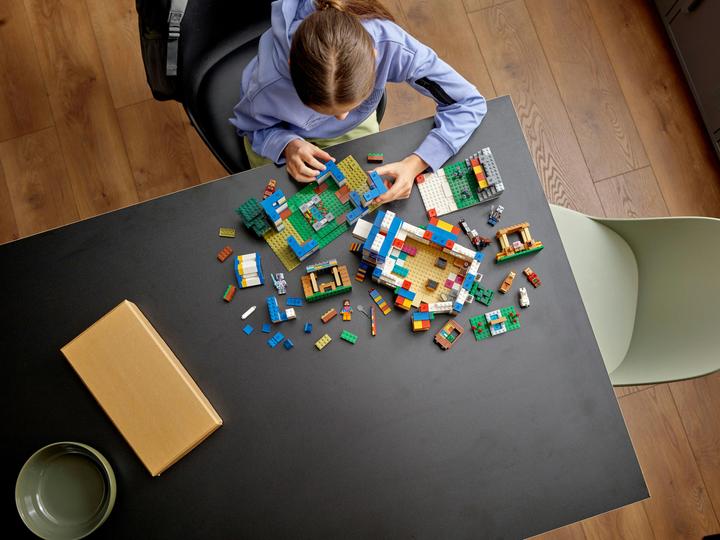 Actual product image LEGO The llama village (21188, LEGO Minecraft)