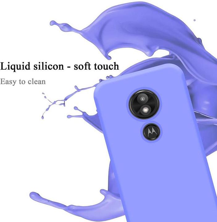 Actual product image Cadorabo TPU Liquid Silicone Case Cover (Motorola Moto E5 Play Go)