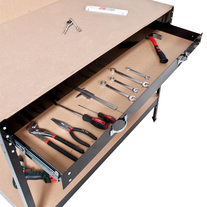 Immagine prodotto tectake Banco da lavoro (60 cm, 120 cm)