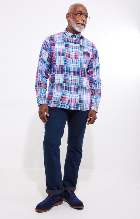 Actual product image Joe Browns Casual Mixed Check Long Sleeve Shirt (XL)