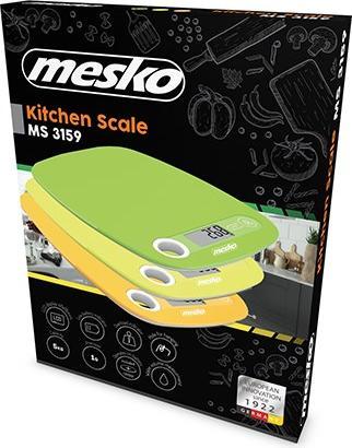 Image du produit Mesko MS 3159y Plan de travail rectangulaire Balance de cuisine électronique