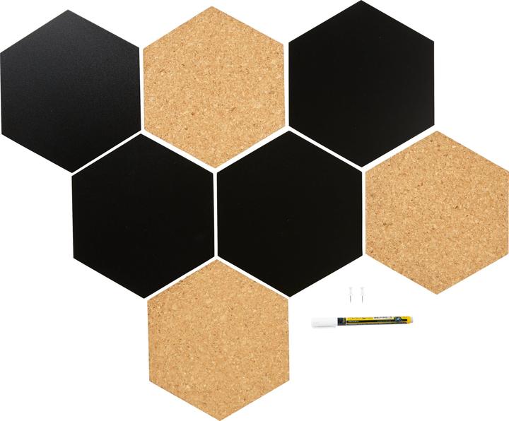 Actual product image Securit Kork+Kreidetafel (Bulletin board, 23 x 21 cm)