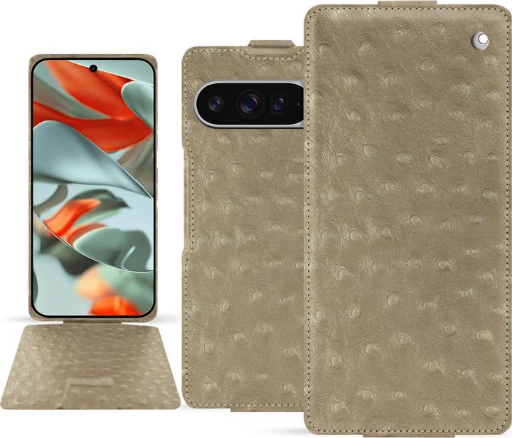 Actual product image Noreve Vertical leather shell (Google Pixel 9 Pro XL)