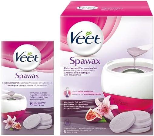Actual product image Veet Spawax warm wax set, 6 wax discs (1 x)