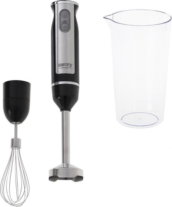 Produktbild Camry CR 4621 Hand blender, mini set 2 w 1, Black/Stainless Steel (EU-Stecker)