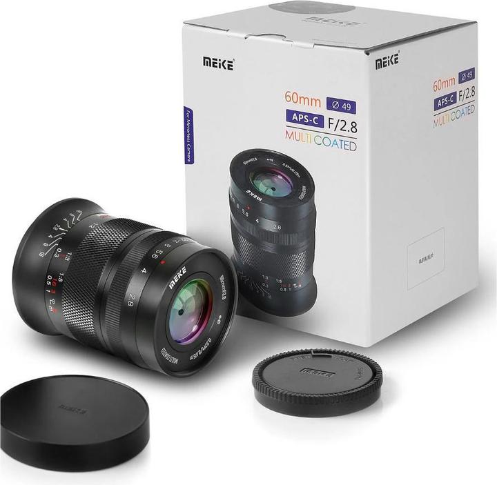 Immagine prodotto Meike MK 60 F2.8 Canon con attacco EF M (Canon EF-M)