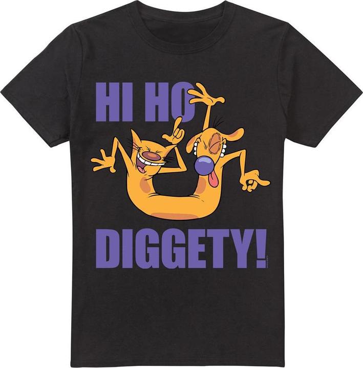 Actual product image CatDog Mens Hi Ho Diggety T-Shirt (XL)