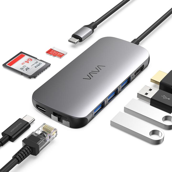 Actual product image Vava VA-UC006 (USB-C, 3 Ports)