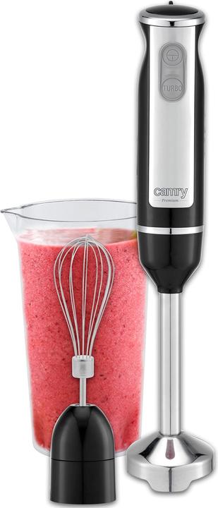 Produktbild Camry CR 4621 Hand blender, mini set 2 w 1, Black/Stainless Steel (EU-Stecker)