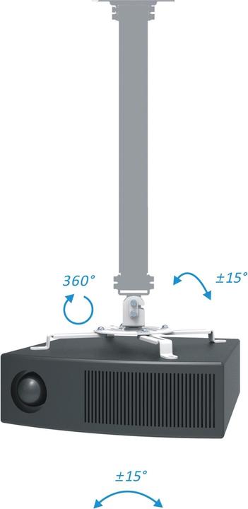 Actual product image PureMounts PM-Spider-30W (Ceiling)