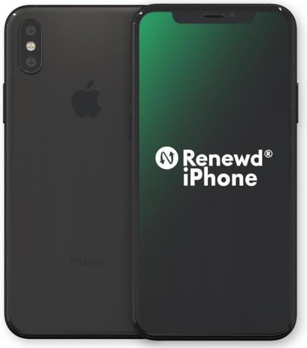 Actual product image Renewd iPhone XS (64 GB, Space Grey, 5.80", 12 Mpx, Dual SIM, A / Like new)
