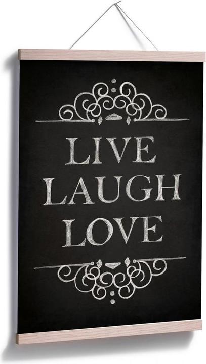 Produktbild Trenddeko Live Laugh Love (40 x 60 cm)