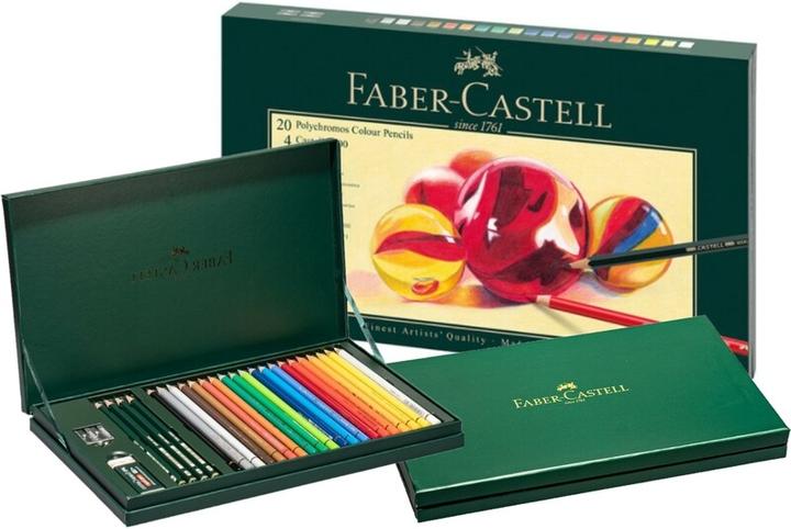 Image du produit Faber-Castell Coffret cadeau Polychromos (Multicolore, 24 x)