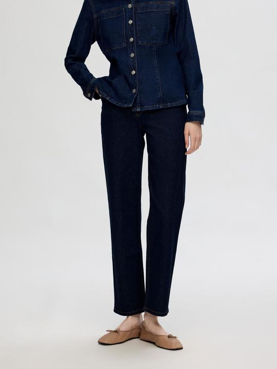 Immagine prodotto Selected Femme Jeans straight fit blu scuro (W30/L32)