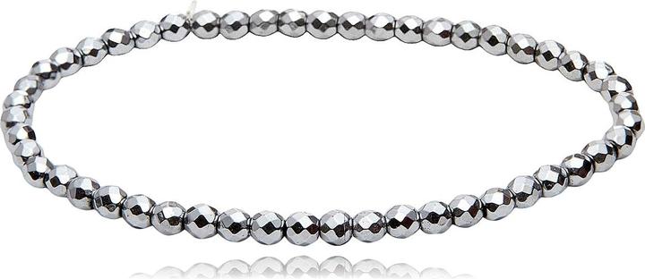 Produktbild Leyda Hämatit Silber Armband (18 cm, Farbstein)