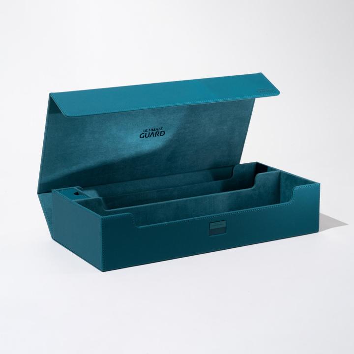 Image du produit Ultimate Guard Boîte à cartes XenoSkin Superhive 550+ bleu pétrole