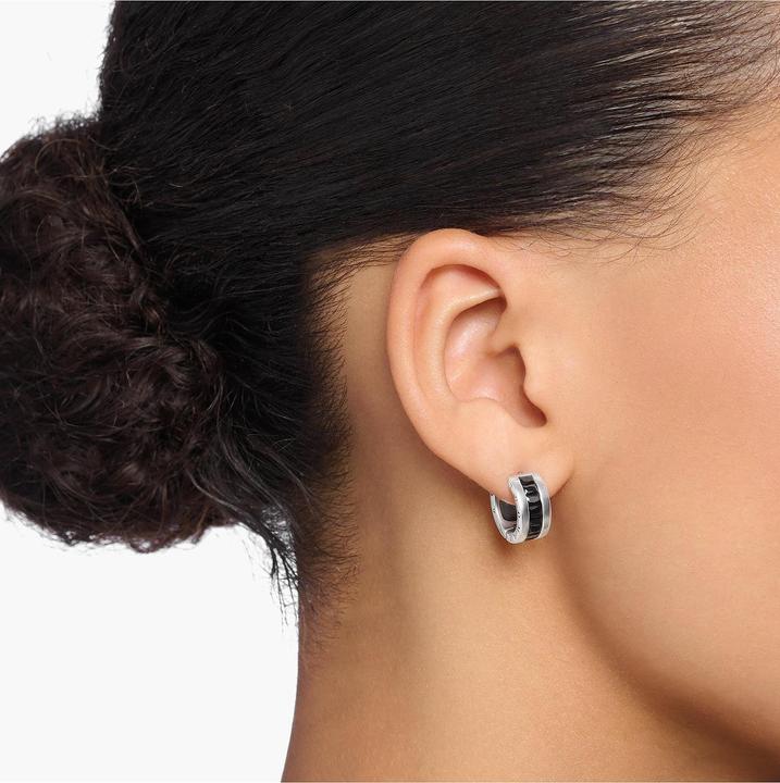 Immagine prodotto Thomas Sabo Creoli pietre nere pavé d'argento (Argento 925)