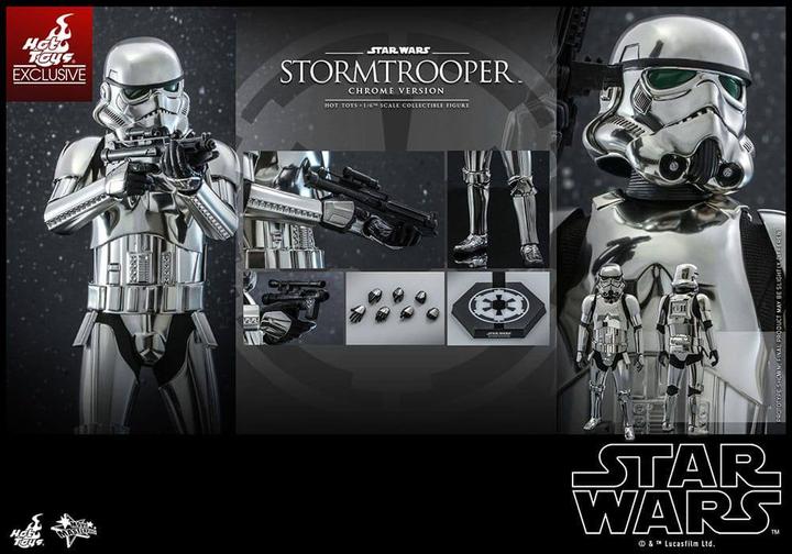 Image du produit Hot Toys Star Wars "Stormtrooper (Chrome Version)" Figurine 1/6