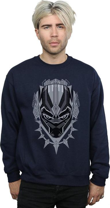 Image du produit Mens Black Panther Head Cotton Sweatshirt (XL)