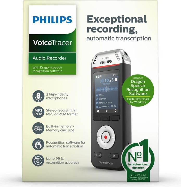 Actual product image Philips Voice Tracer DVT2810 (8 GB)