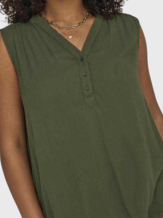 Image du produit Only Coupe normale Col en V Débardeur Curve Top (46)