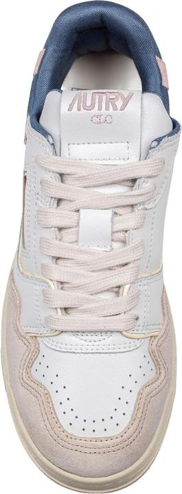 Produktbild Autry sneakers clc low in suede e nabuk bianco e beige (42)