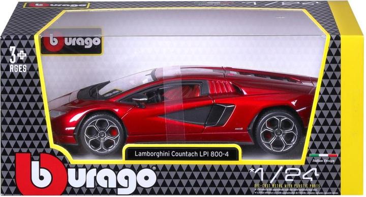 Produktbild Bburago Lamborghini Countach LPI 800-4 1/24 rot