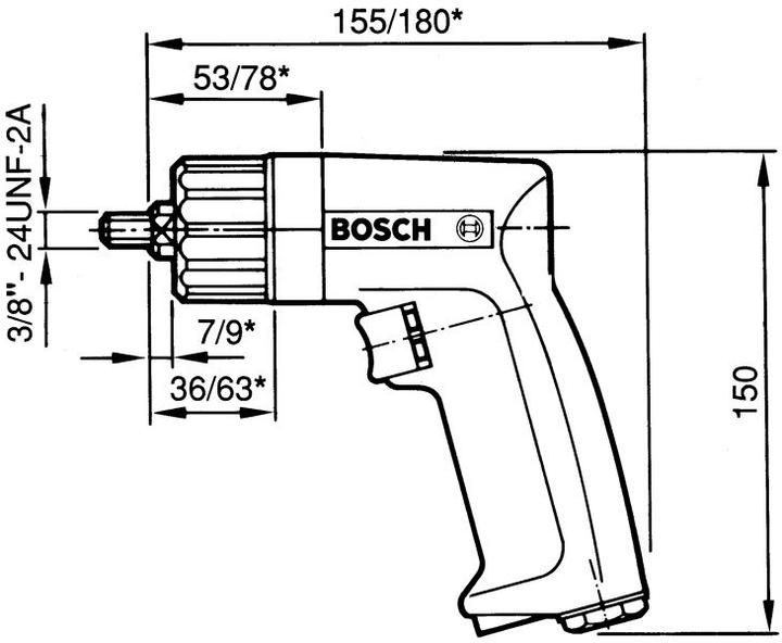 Actual product image Bosch Professional Air drilling machine (Air blast)