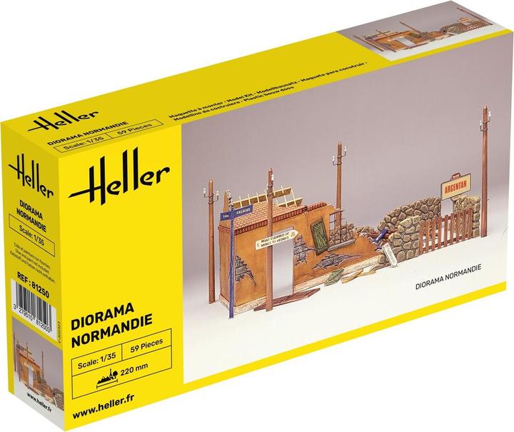 Actual product image Heller Diorama Normandy