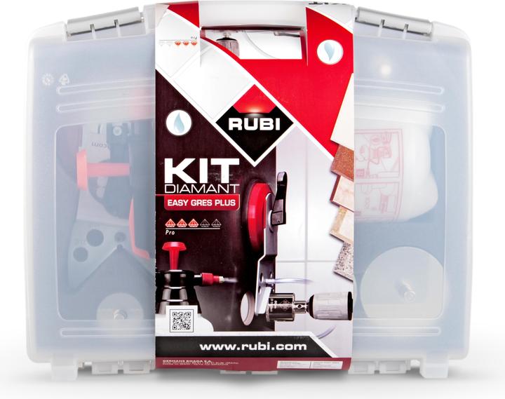 Produktbild Rubi SARA WET DRILL KIT 20 28 35 43 50 65 75 + GUIDE MULTIDRILL + HYDRAULICS (20 mm)