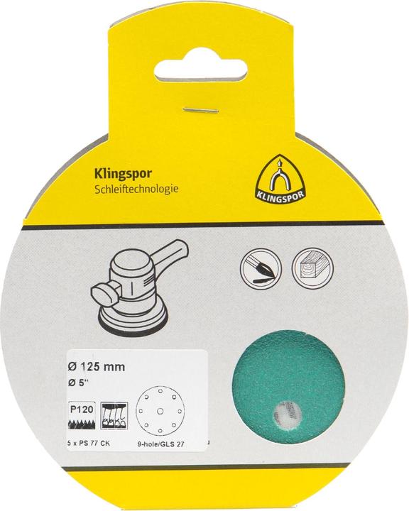 Image du produit Klingspor PS 77 CK T-ACT SB-emballé - Disques 125 mm (80)