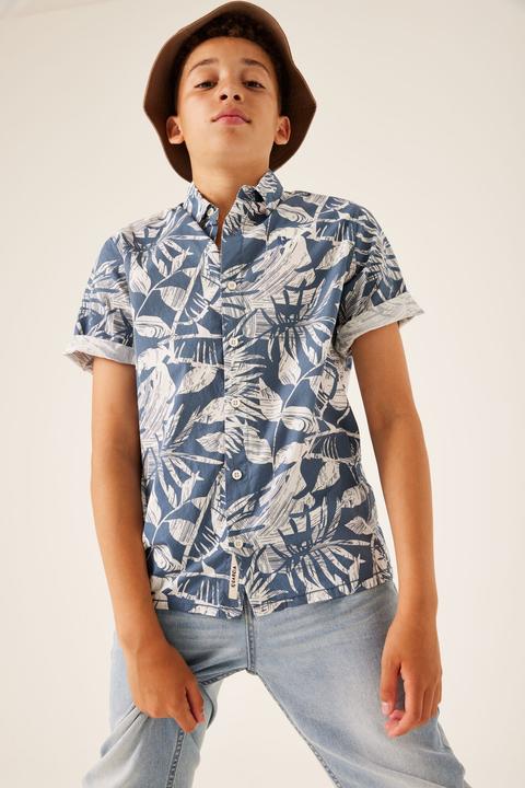 Image du produit Garcia Chemise Beach bleue (152)