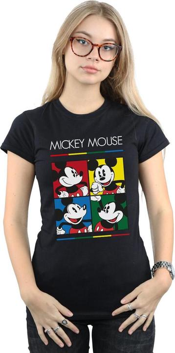 Immagine prodotto Disney Mickey Mouse Square Colour Maglietta Donna (XXL)