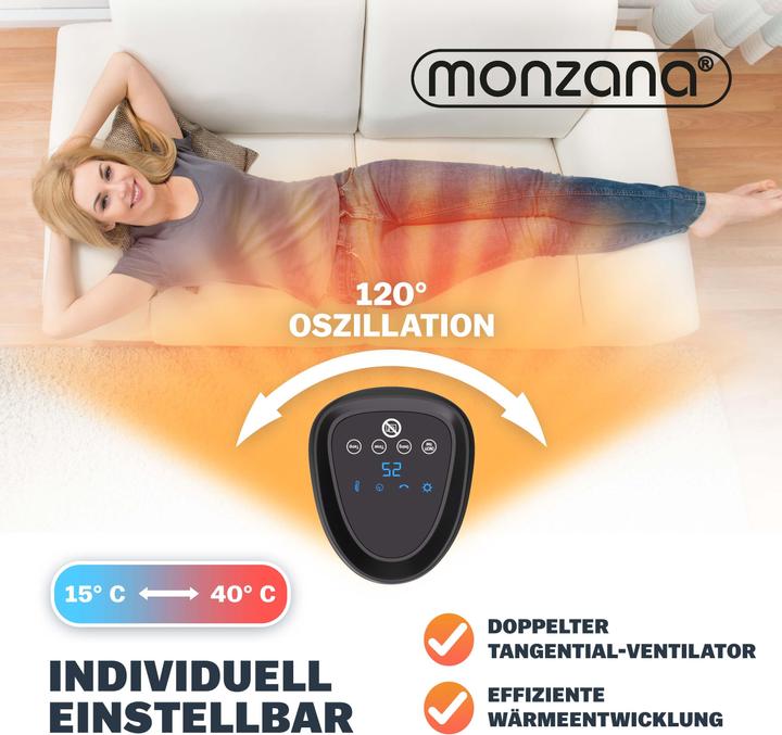 Image du produit Monzana Radiateur soufflant 2000 W (2000 W)