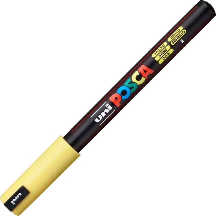 Produktbild Posca Marker PC-1MR Fineliner (Gelb, Schwarz, 0.70 mm, 1 x)