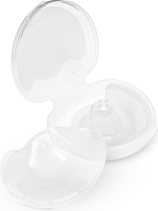 Produktbild Medela Contact Brusthütchen M ( Ø 20mm), 2 Stück mit Aufbewahrungsbox (M)
