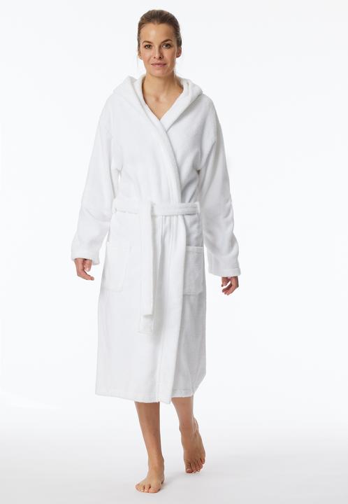 Produktbild Schiesser Essentials Bademantel mit Kapuze (M)