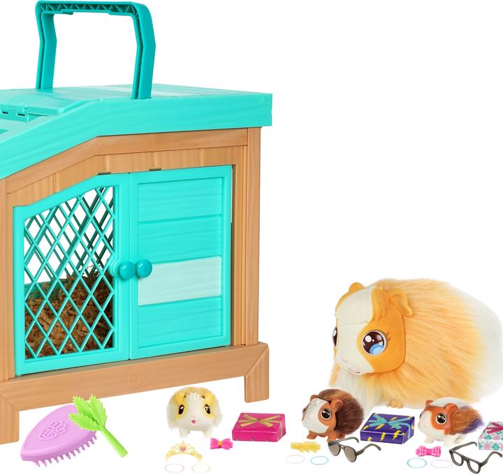 Produktbild Little Mama Surprise mit Stall und 3 Überraschungsbabys (22.30 cm)