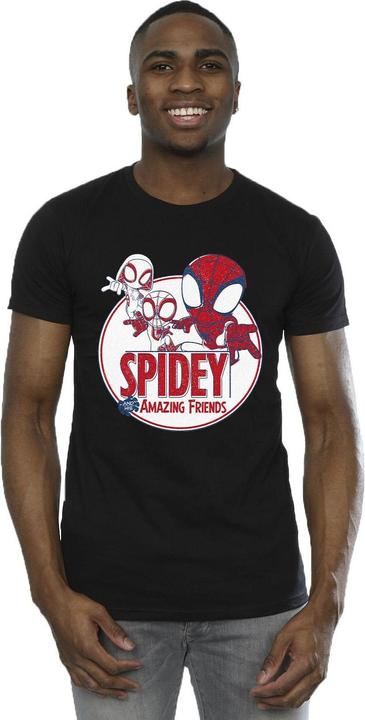 Image du produit - T-shirt SPIDEY AND HIS AMAZING FRIENDS CIRCLE - Homme (5XL)