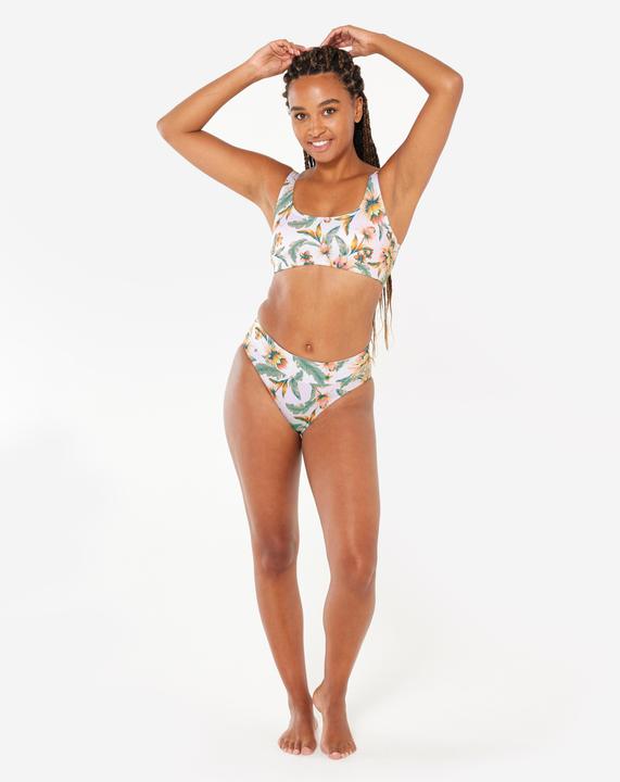 Actual product image Olaian Bikini-Oberteil Bustier Surfen Damen Aurely Belly weiss (46)