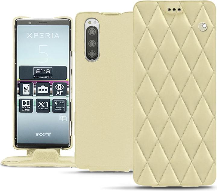 Actual product image Noreve Leather cover vertical (Sony Xperia 5)