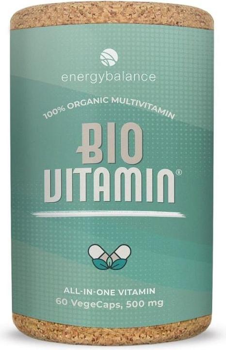 Actual product image Energybalance Bio Vitamin Food Equivalent Multivitamin 500mg (60 Piece, Capsules, 500 g)