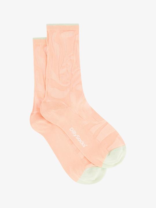 Produktbild DillySocks Socken "Premium crumbled peach" hellorange (Einzelpack, 35 - 38)