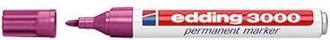 Actual product image Edding Permanent Marker 3000 (Violet, Red, 1.50 mm, 1 x)