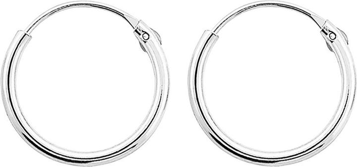 Star Piercing Earring silver round (925 sterling silver, without brass)