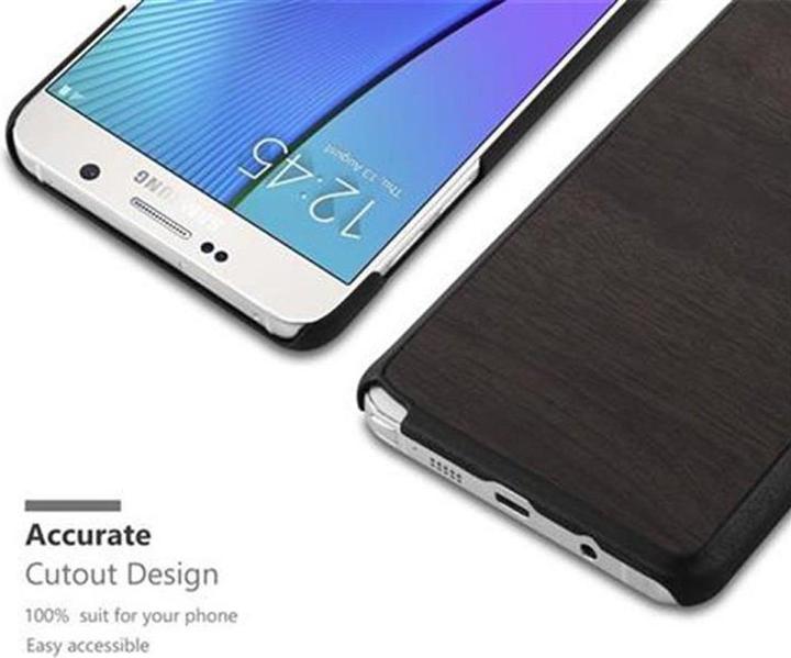 Actual product image Cadorabo Hard Cover Woody Cover (Samsung Galaxy Note 5)